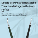 Arenzza ultrasonic teeth cleaner with multi-function and multi-speed settings, featuring a sleek white handheld device for dental health.