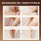 Arenzza Solid Essential Oil Body Moisture Stick, natural health and beauty product for moisturizing skin, shown in a close-up image.