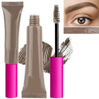 Arenzza vegan eyebrow gel in a sleek container, showcasing its buildable formula with 16-hour wear, flake-resistant, ideal for bold brows.