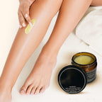 Arenzza Organic Beef Tallow Balm with Honey moisturizing cream in a jar, showcasing its natural, nourishing ingredients for healthy skin.