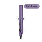 Arenzza 2-in-1 mini curling wand and flat iron hair straightener in black with digital controls and a compact design for versatile styling.