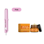 Arenzza 2-in-1 mini curling wand and flat iron hair straightener with black and rose gold finish, compact styling tool for versatile hair styling.