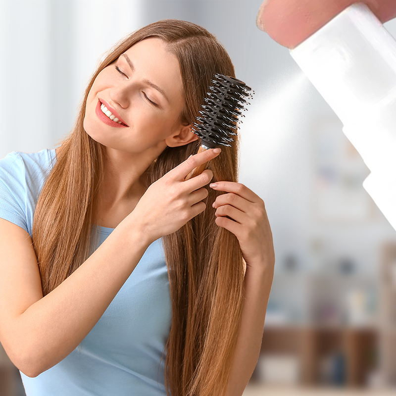 Arenzza wig hair care spray for synthetic and natural hair wigs, in a spray bottle suitable for health and beauty maintenance.