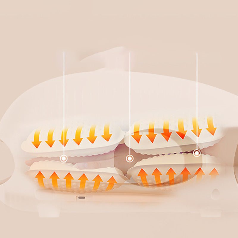 Arenzza 3-speed cordless hand massager with heat and compression, showing the compact device designed for relaxing hand therapy.