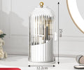 Arenzza sliding lid toothbrush organizer with hygienic design, drip-free feature, and space-saving layout for bathroom storage.