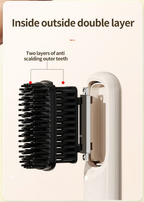 Arenzza cordless USB negative ion hair straightener with sleek design, perfect for styling hair on the go.