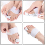 Arenzza bunion corrector for men and women, showing a comfortable toe alignment brace designed to relieve bunion pain and correct toe positioning.