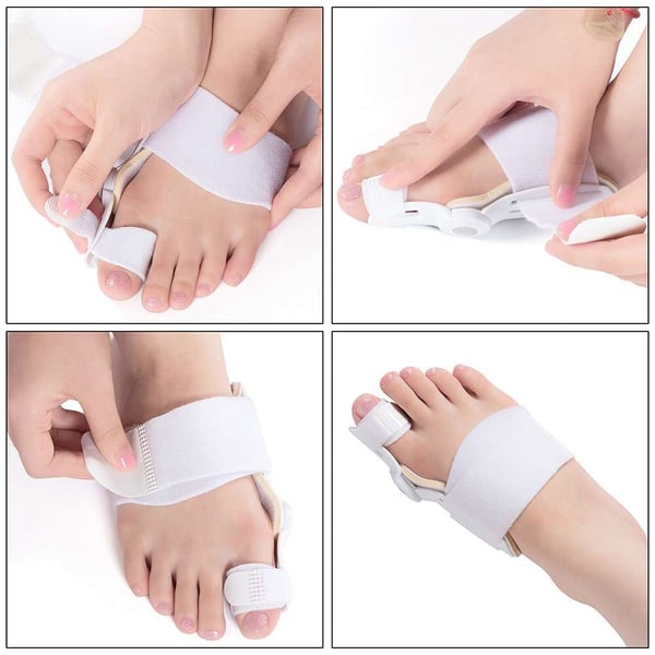 Arenzza bunion corrector for men and women, showing a comfortable toe alignment brace designed to relieve bunion pain and correct toe positioning.