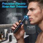 Arenzza portable electric nose and ear hair trimmer with compact design for personal grooming and hygiene.
