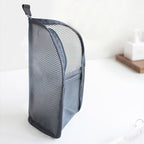 A lightweight, portable Arenzza travel toiletry bag with multiple compartments, designed for organizing personal health and beauty items.
