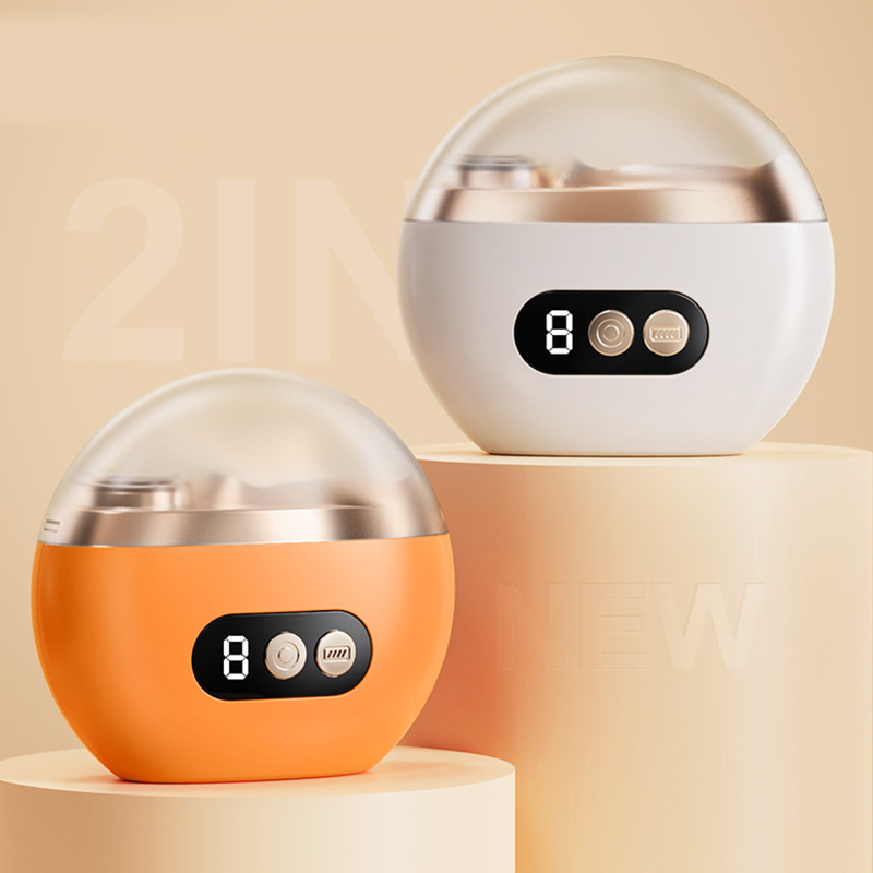 Arenzza multi-functional electric nail trimmer for health and beauty, showing the device with interchangeable heads on a white background.