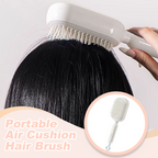 Arenzza Portable Air Cushion Hair Brush with ergonomic handle and soft bristles for gentle hair detangling and styling.