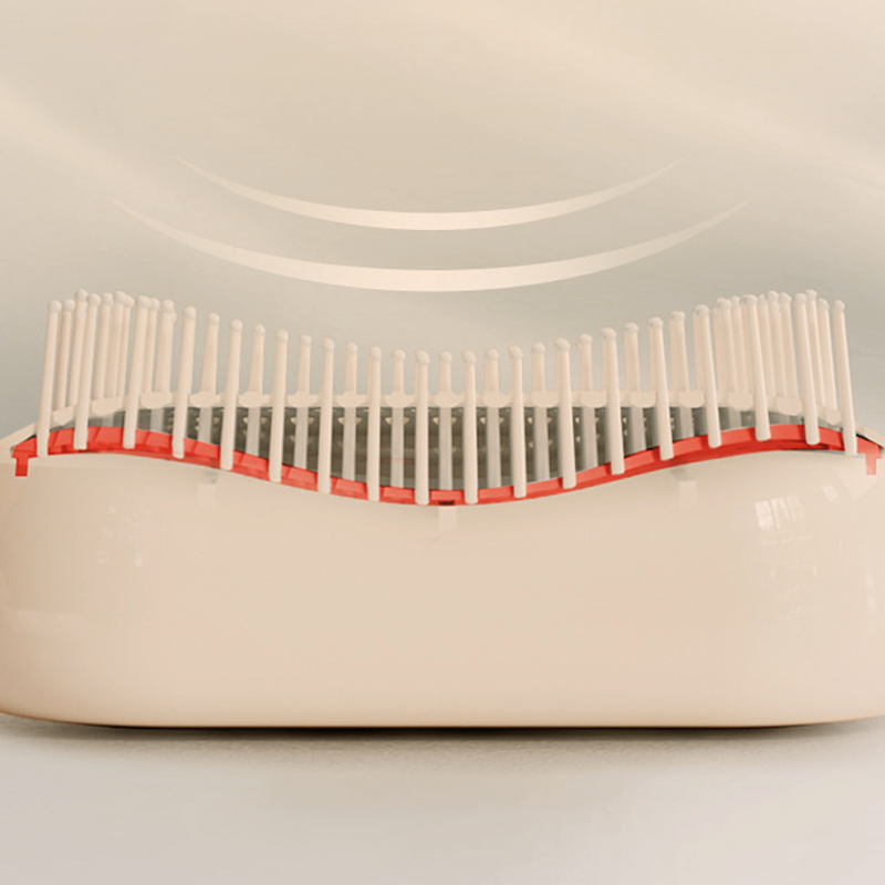 Arenzza portable air cushion hair brush with ergonomic handle and air cushion for gentle, detangling hair grooming.