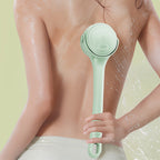 Arenzza electric long handle exfoliating bath brush with textured bristles for deep cleansing and skin exfoliation in health and beauty.