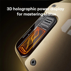 Aarenza men's portable waterproof electric shaver with a sleek design, ideal for travel and wet or dry grooming.