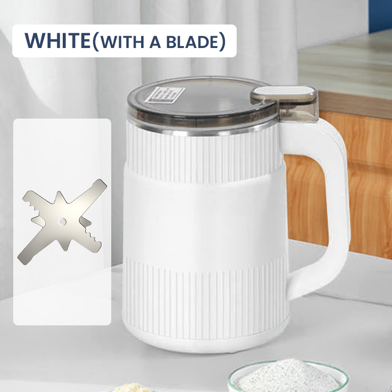 Arenzza large capacity electric high-speed crushing and grinding cup for home improvements, shown in action with a metallic finish.