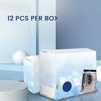 Arenzza washer cleaner bottle for home improvement, featuring a white and blue label, placed on a clean surface.