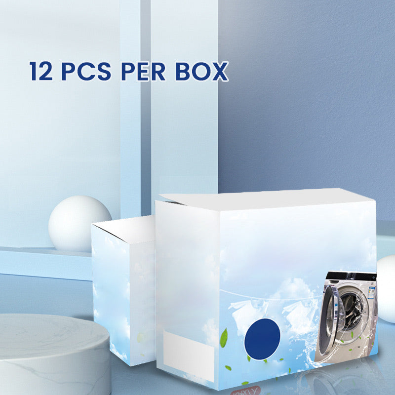 Arenzza washer cleaner bottle for home improvement, featuring a white and blue label, placed on a clean surface.