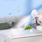 Arenzza botanical mite removal spray bottle for home use, with a spray nozzle and label indicating effective pest control.