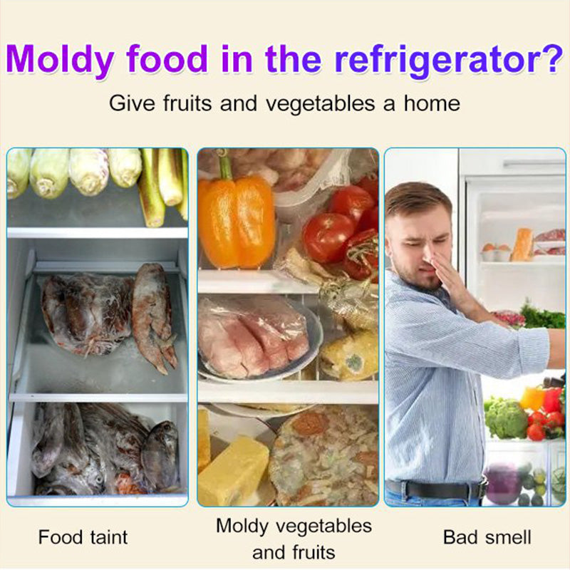 Arenzza refrigerator fresh frozen meat storage container in a kitchen setting, designed for home freezer organization.