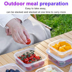 Arenzza refrigerator fresh frozen meat storage container for efficient home meat preservation and organization.