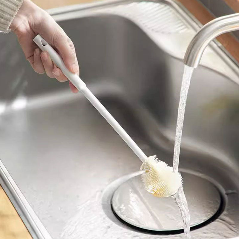 Arenzza 3-in-1 long handled cleaning cup brush for home improvements, with a sturdy handle and versatile cleaning head.