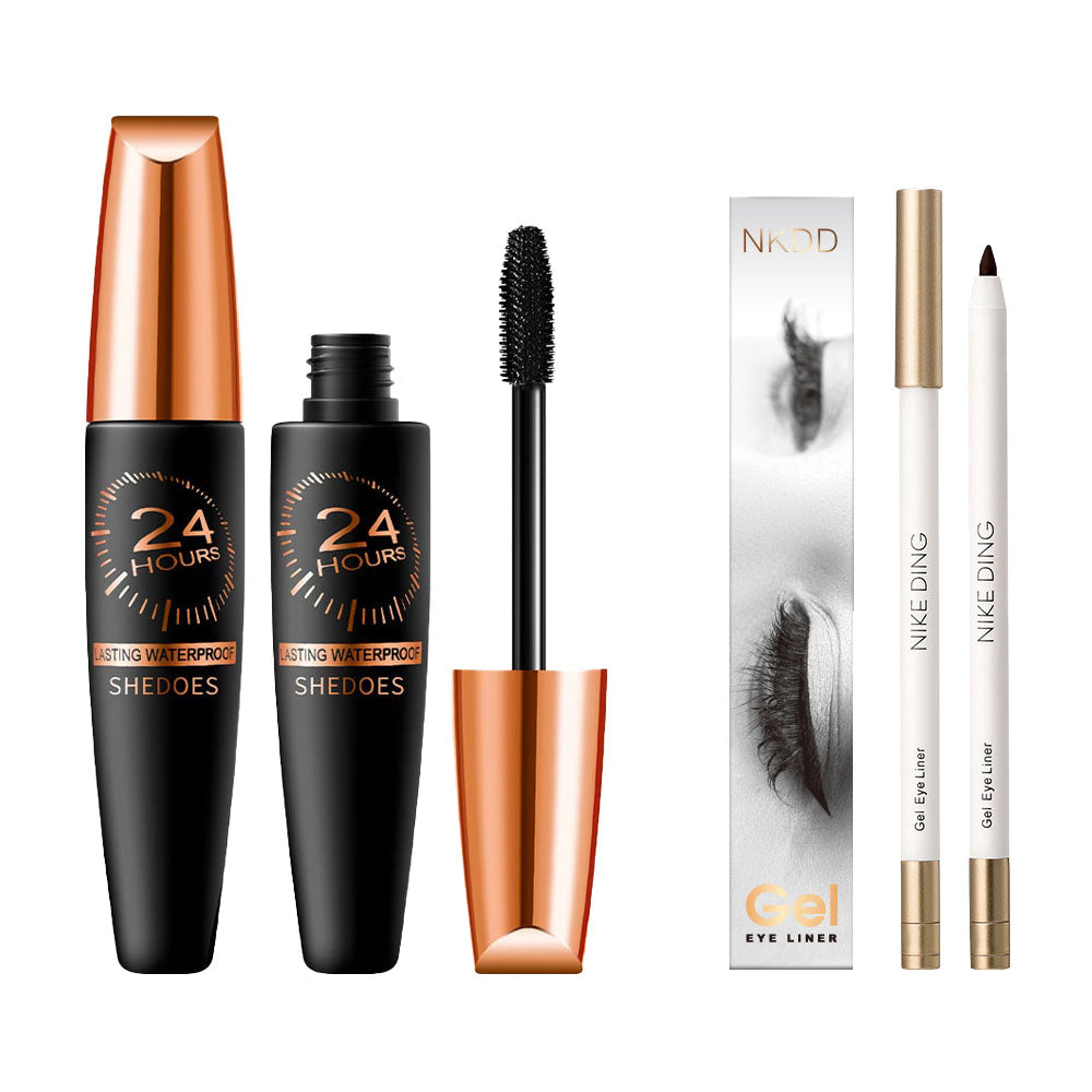 Arenzza Beautiful Eyes Set with makeup brushes and eye products for creating stunning eye makeup looks.