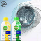 Arenzza antibacterial washing machine cleaner bottle, hot selling fluid product with a sleek design and fresh cleaning formula.