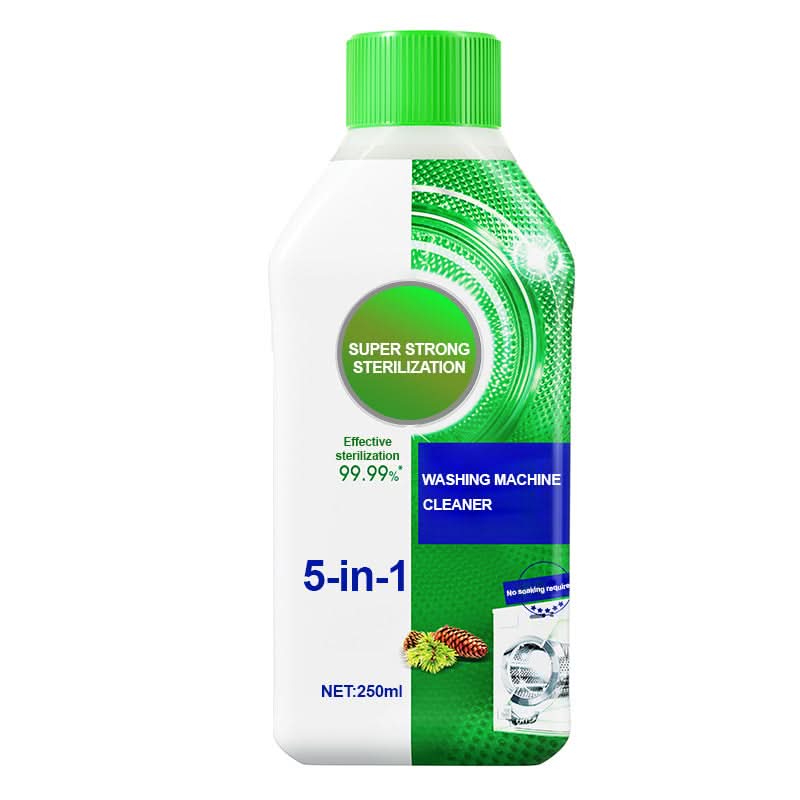Arenzza fluid antibacterial washing machine cleaner bottle, hot selling product with a clean label and a white and blue design.