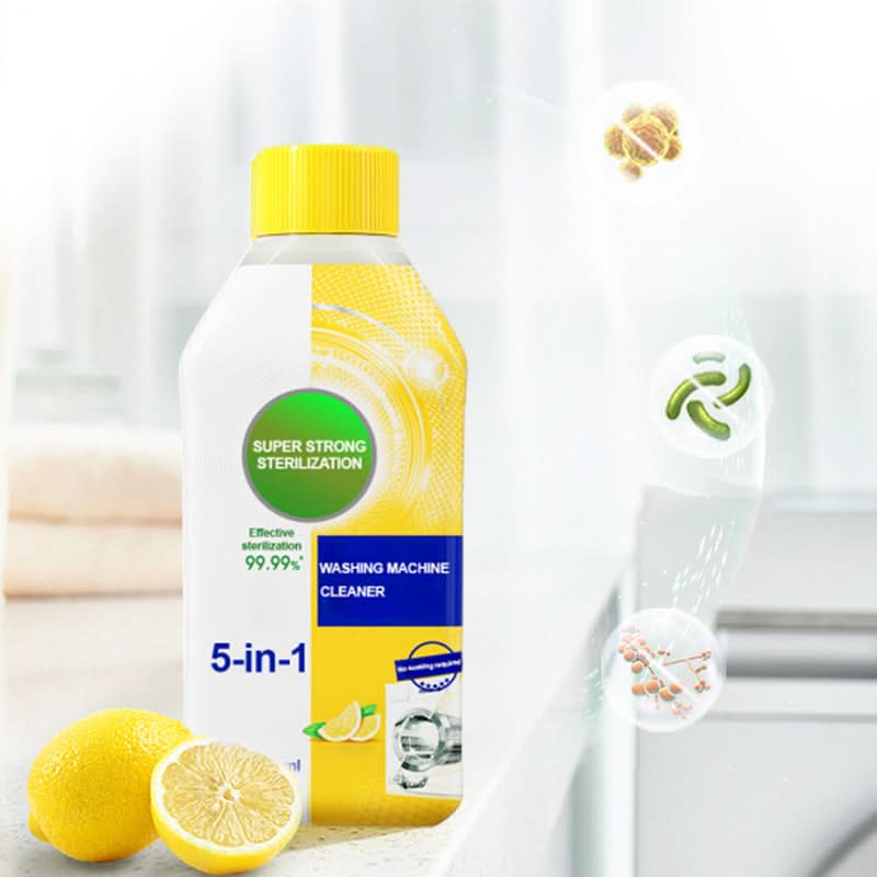 Arenzza antibacterial washing machine cleaner bottle with fluid formula, designed for hygienic laundry cleaning and freshening.