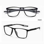 Arenzza ultra-light anti-blue light presbyopia sunglasses with sleek frame, designed for eye protection and style.