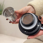 Arenzza 1000ml vacuum insulated teapot with strainer, hot selling kitchen accessory for hot drinks, in a sleek design.