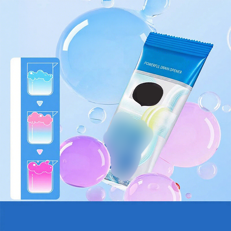 Arenzza powerful pipe dredging agent in a household cleaning container, designed to clear blockages and maintain plumbing.