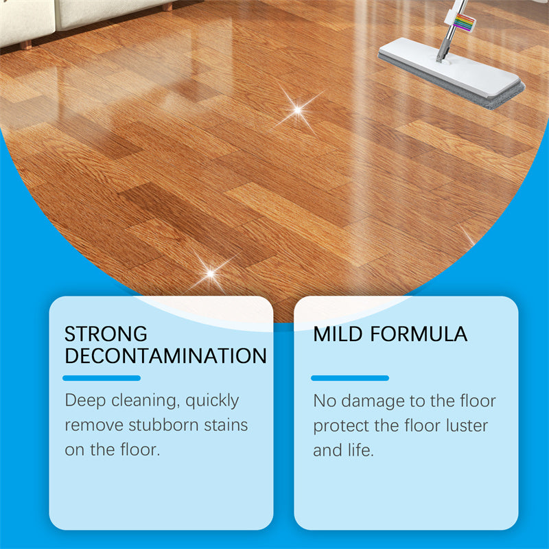 Arenzza effervescent floor cleaning tablets with dissolving action for household cleaning, shown in a clear container with tablets.