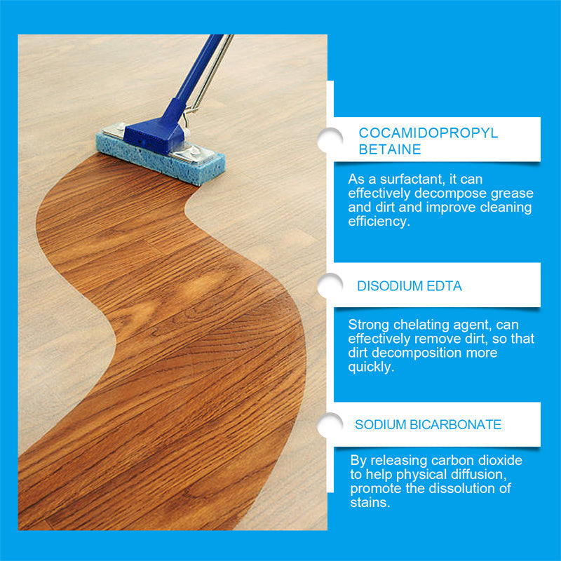 Arenzza effervescent floor cleaning tablets dissolving in water, household cleaning product for sparkling floors.