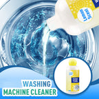 Arenzza Lemon Scent Washing Machine Cleaner in a colorful container, designed for household cleaning to freshen and clean washing machines.
