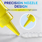 Arenzza household mold removal gel in a clear bottle, showing the gel's consistency for cleaning mold and mildew from surfaces.
