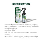 Arenzza Power Insect Repellent spray bottle for mosquito and fly control, gentle on skin, odor-free, suitable for home and garden use.
