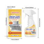 Arenzza multifunctional kitchen foam cleaner with a cleaning cloth, shown in use on kitchen surfaces for household cleaning.