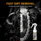 Arenzza deep-cleaning bicycle chain cleaner with rust-resistant design, shown with cleaning brush and chain for household bike maintenance.