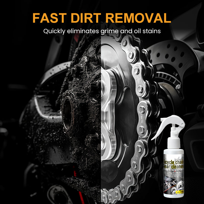 Arenzza deep-cleaning bicycle chain cleaner with rust-resistant design, shown with cleaning brush and chain for household bike maintenance.