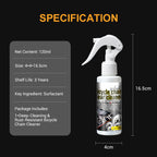 Arenzza deep-cleaning bicycle chain cleaner for household use, rust-resistant and designed to thoroughly remove dirt and grime from bike chains.