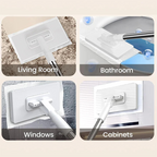 Arenzza retractable snap grip mini flat mop with extendable handle and compact design for easy household cleaning.