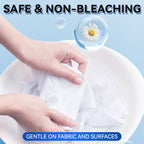 Arenzza all-purpose cleaning paste for clothes and shoes, shown in a container with cleaning tools on a white background.