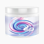 Arenzza all-purpose cleaning paste for clothes and shoes, in a white container with a green lid, suitable for household cleaning.