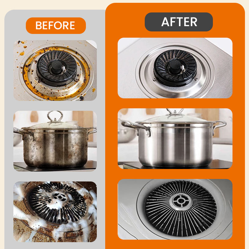 Arenzza multi-purpose coconut oil cleaning and polishing paste in a jar, used for household cleaning and surface polishing.