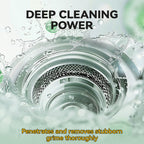 Arenzza household washing machine cleaner for anti-odor and mold removal, shown in a clean, white bottle with label.