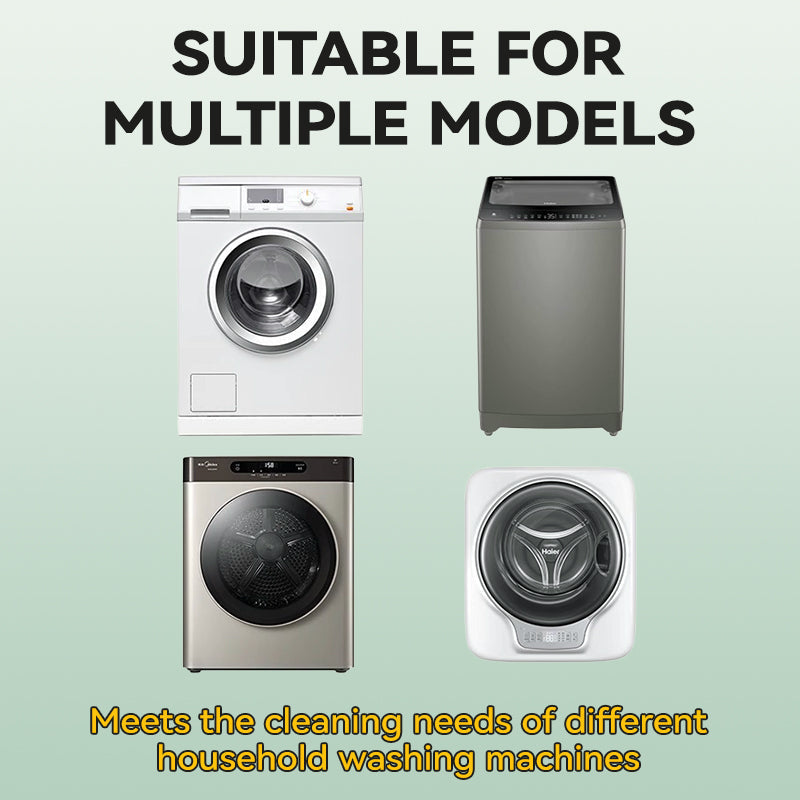 Arenzza household washing machine cleaner for anti-odor and mold removal, showing a clean, fresh-smelling washing machine interior.