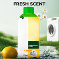 Arenzza household washing machine cleaner bottle for anti-odor and mold removal, with cleaning tablets and instructions on the label.