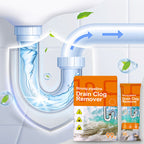 Arenzza Strong Pipeline Drain Clog Remover in a household cleaning bottle, designed for clearing drains and pipes.
